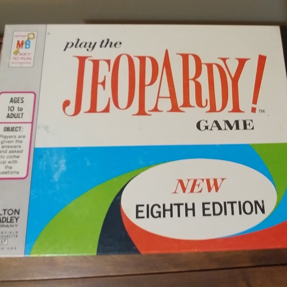 Vintage Jeopardy! Board Game - Eighth Edition